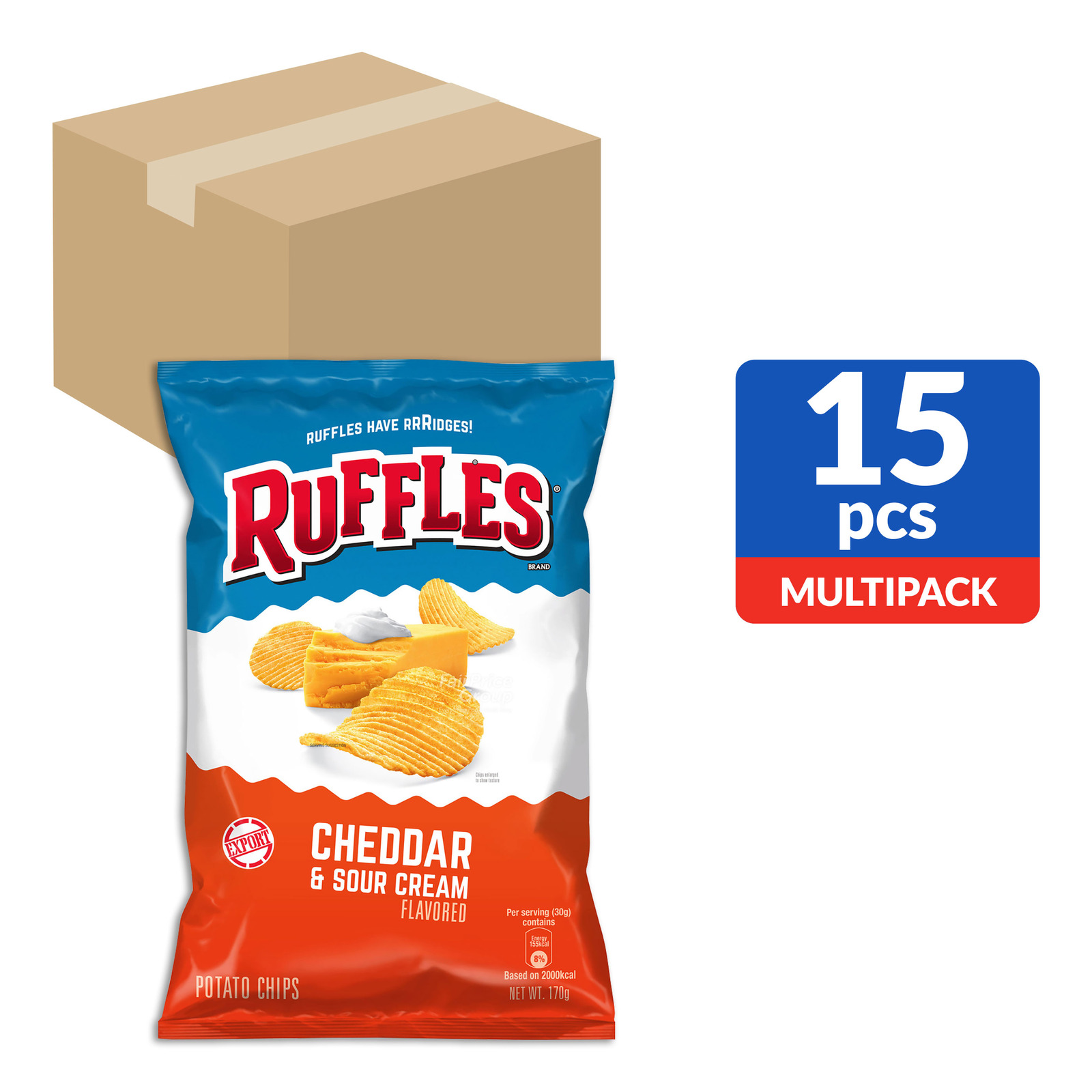 Ruffles Potato Chips Cheddar & Sour Cream NTUC FairPrice