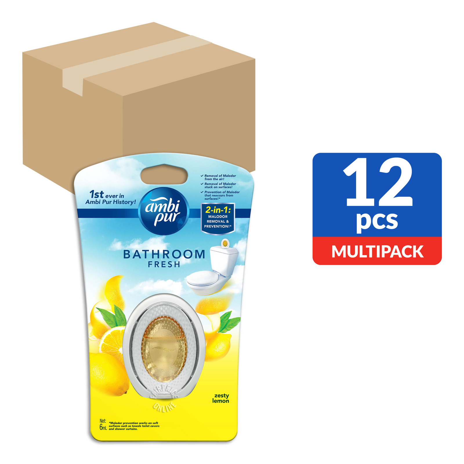 Ami Pur Bathroom Air Freshener Zesty Lemon NTUC FairPrice