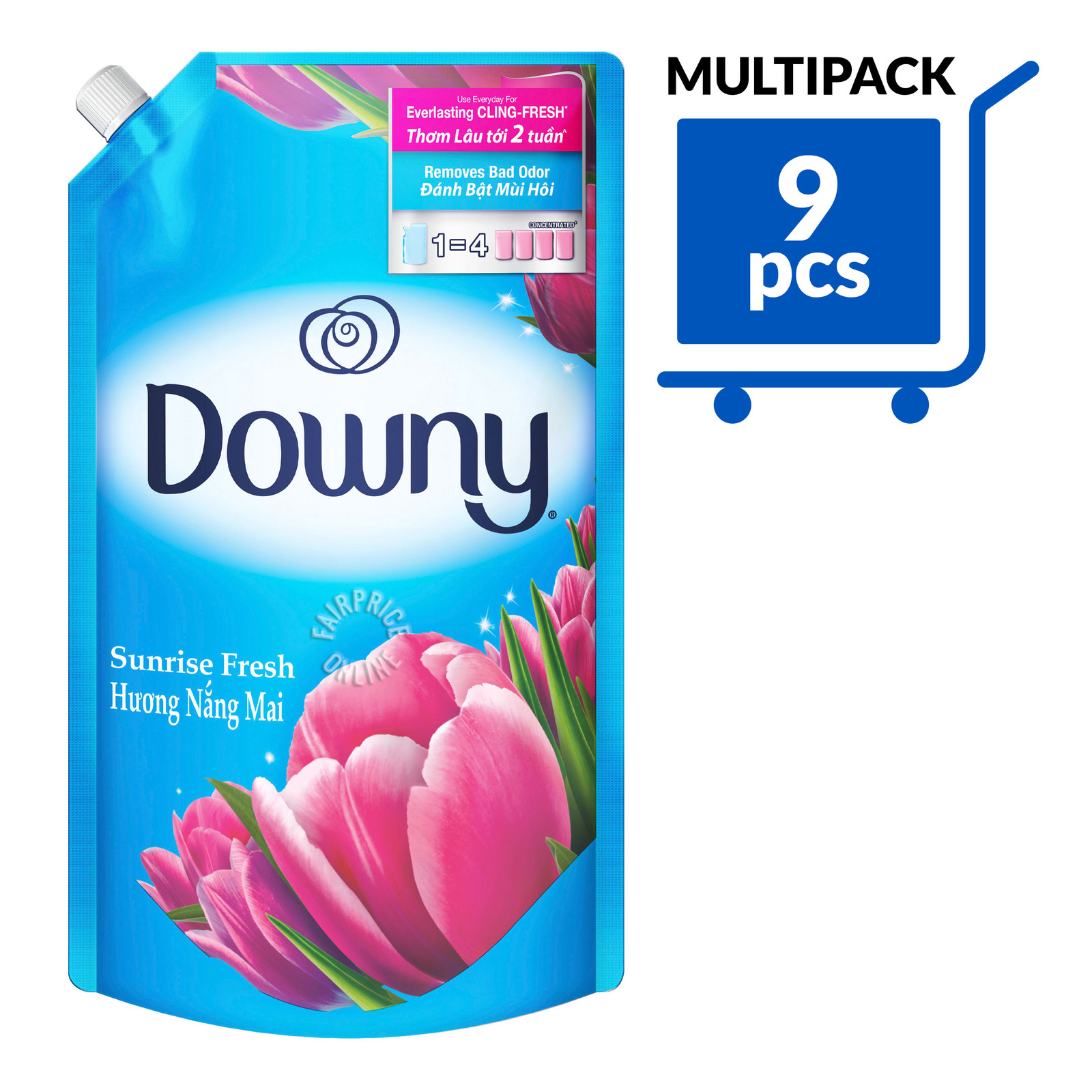 Downy Fabric Conditioner Refill Sunrise Fresh NTUC FairPrice