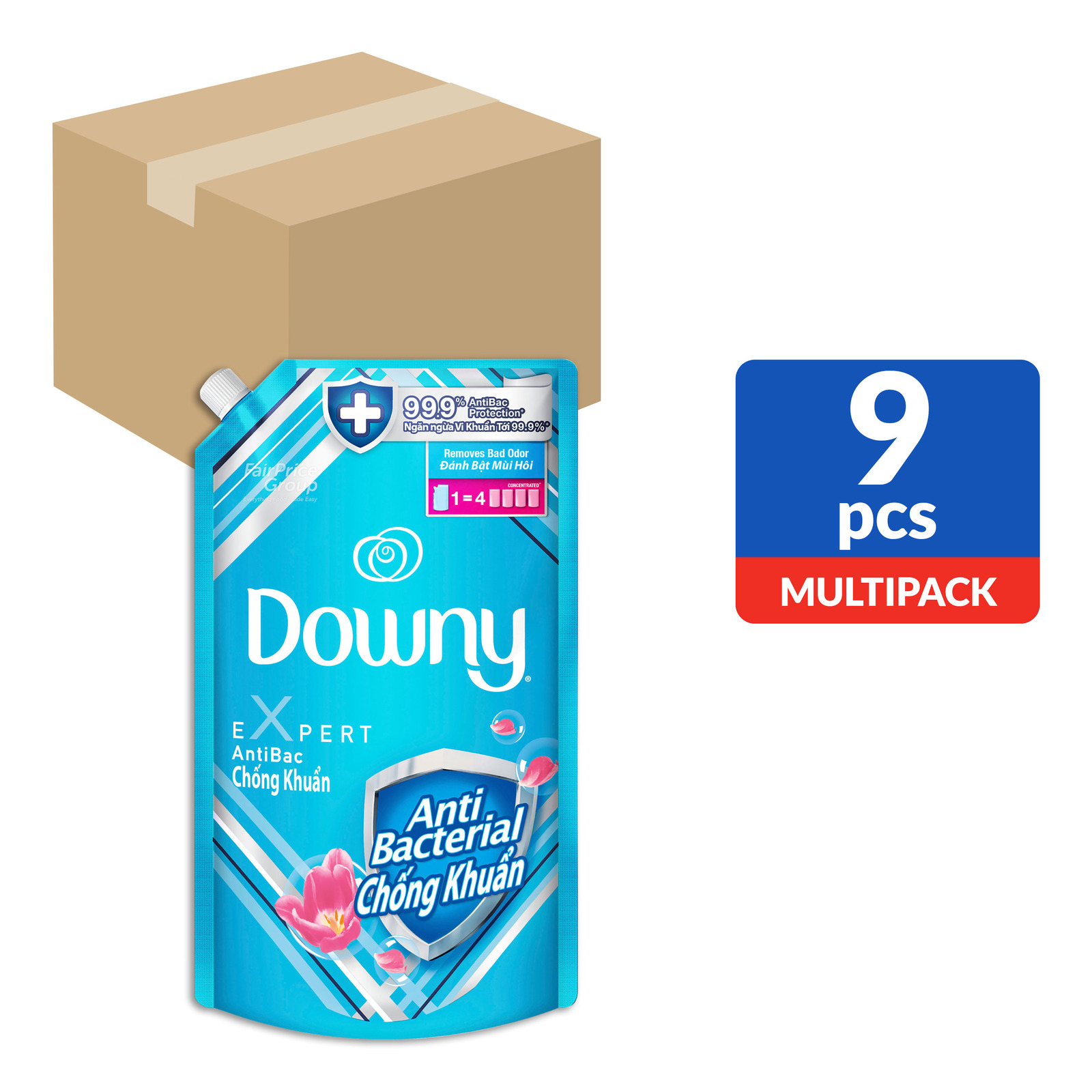 Downy Fabric Conditioner Refill AntiBacterial NTUC FairPrice