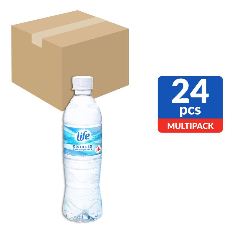 Life Pure Distilled Drinking Bottle Water NTUC FairPrice