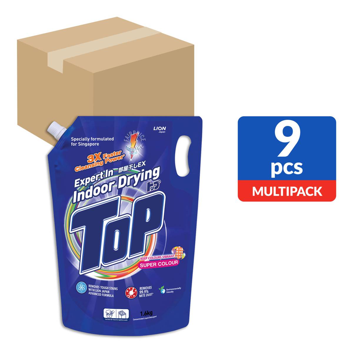Top Concentrated Liquid Detergent Refill Super Colour NTUC FairPrice