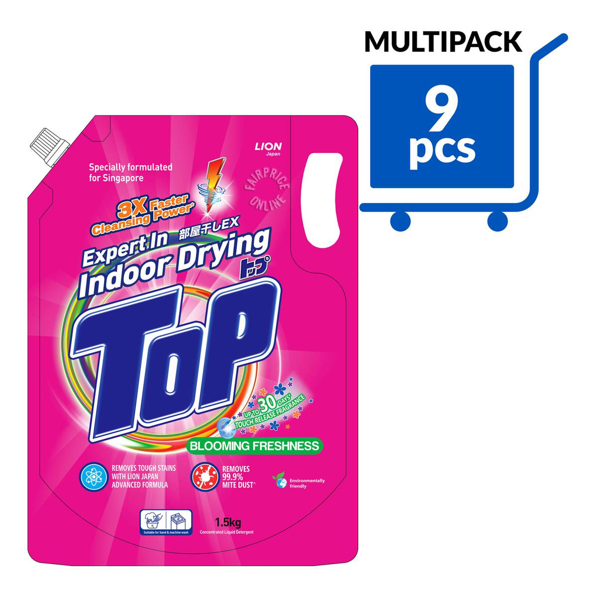 Top Concentrated Liquid Detergent Refill Blooming Freshness NTUC