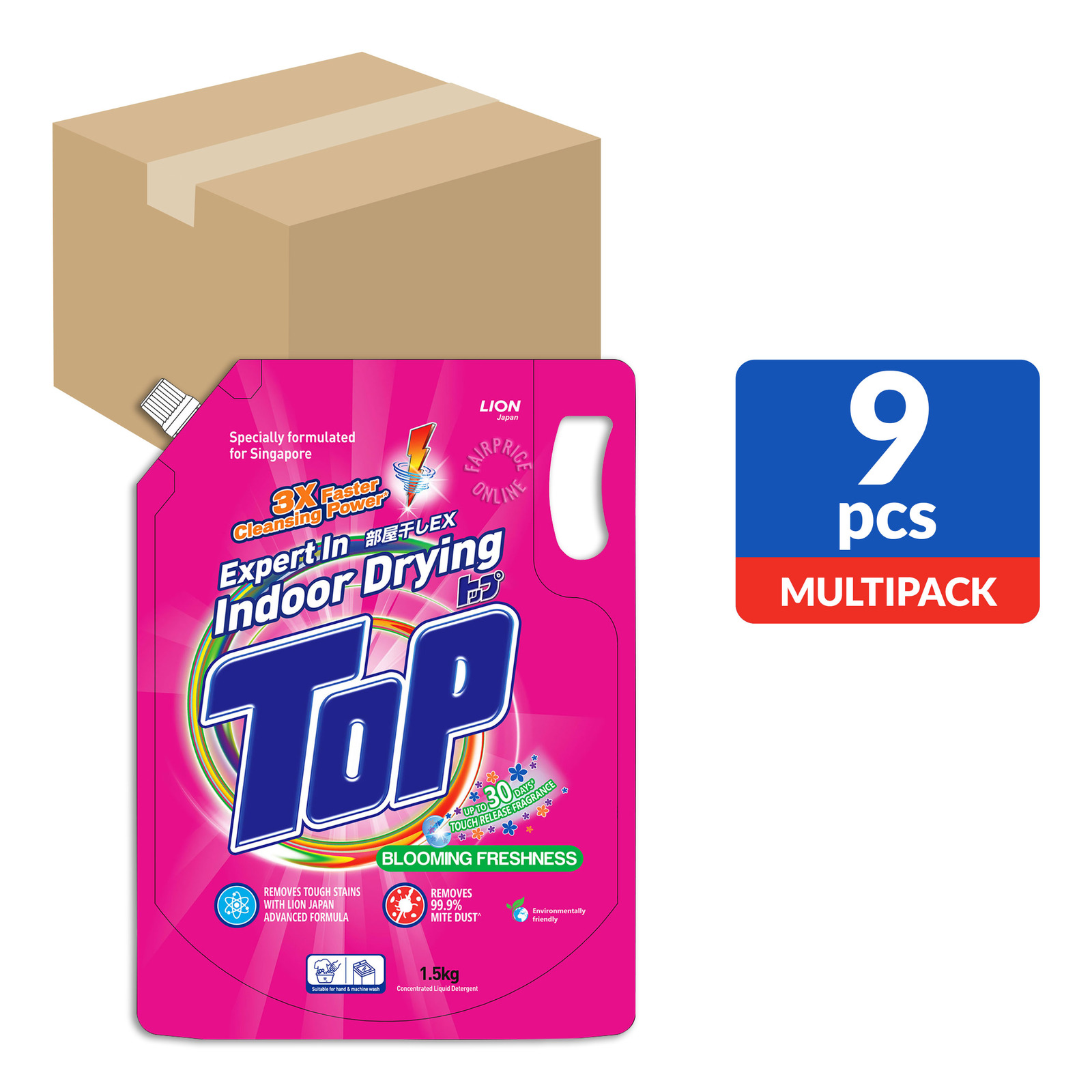 Top Concentrated Liquid Detergent Refill Blooming Freshness NTUC
