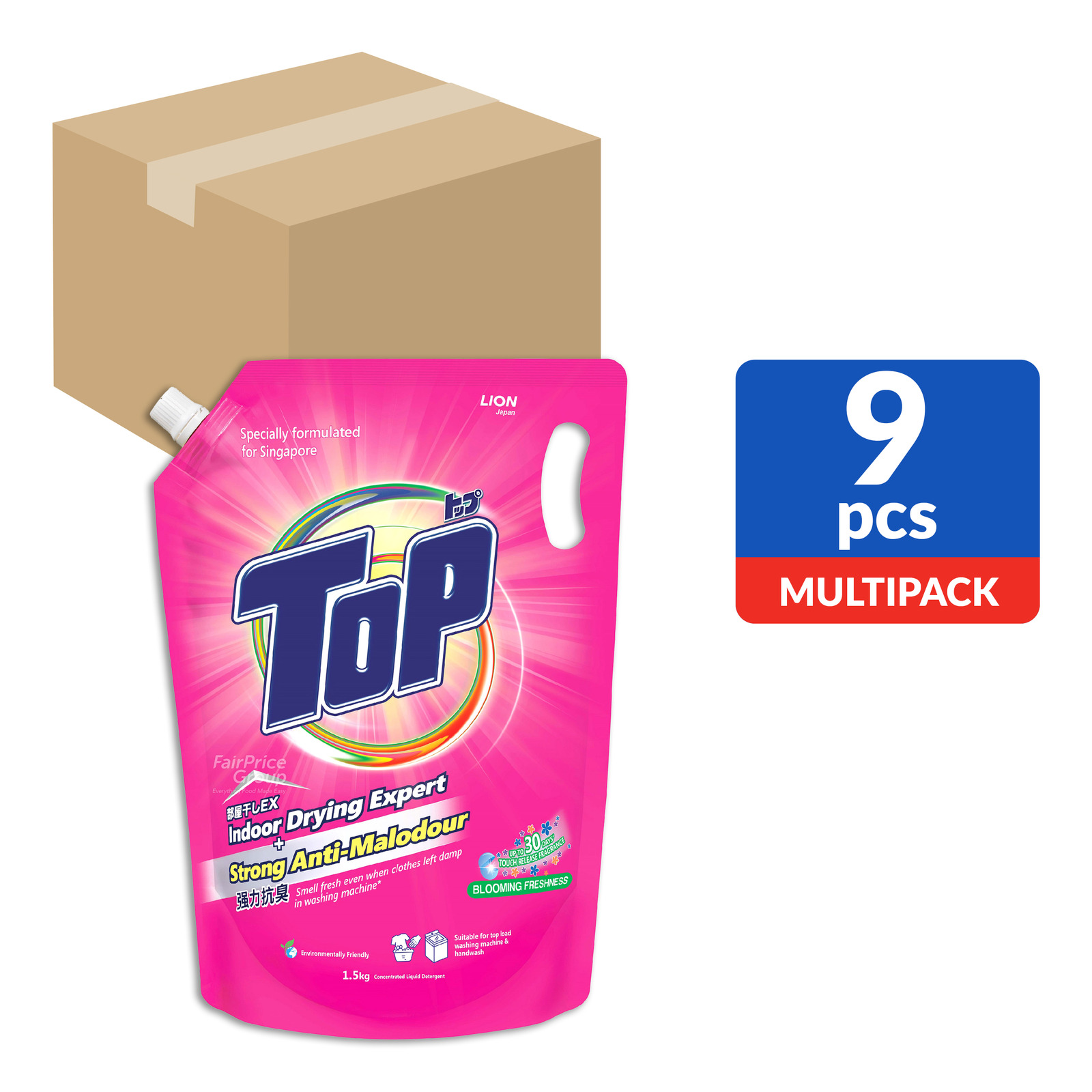 Top Concentrated Liquid Detergent Refill Blooming Freshness NTUC
