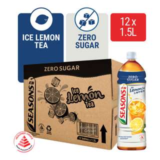 F&N Seasons Bottle Drink - Ice Lemon Tea (Zero Sugar)