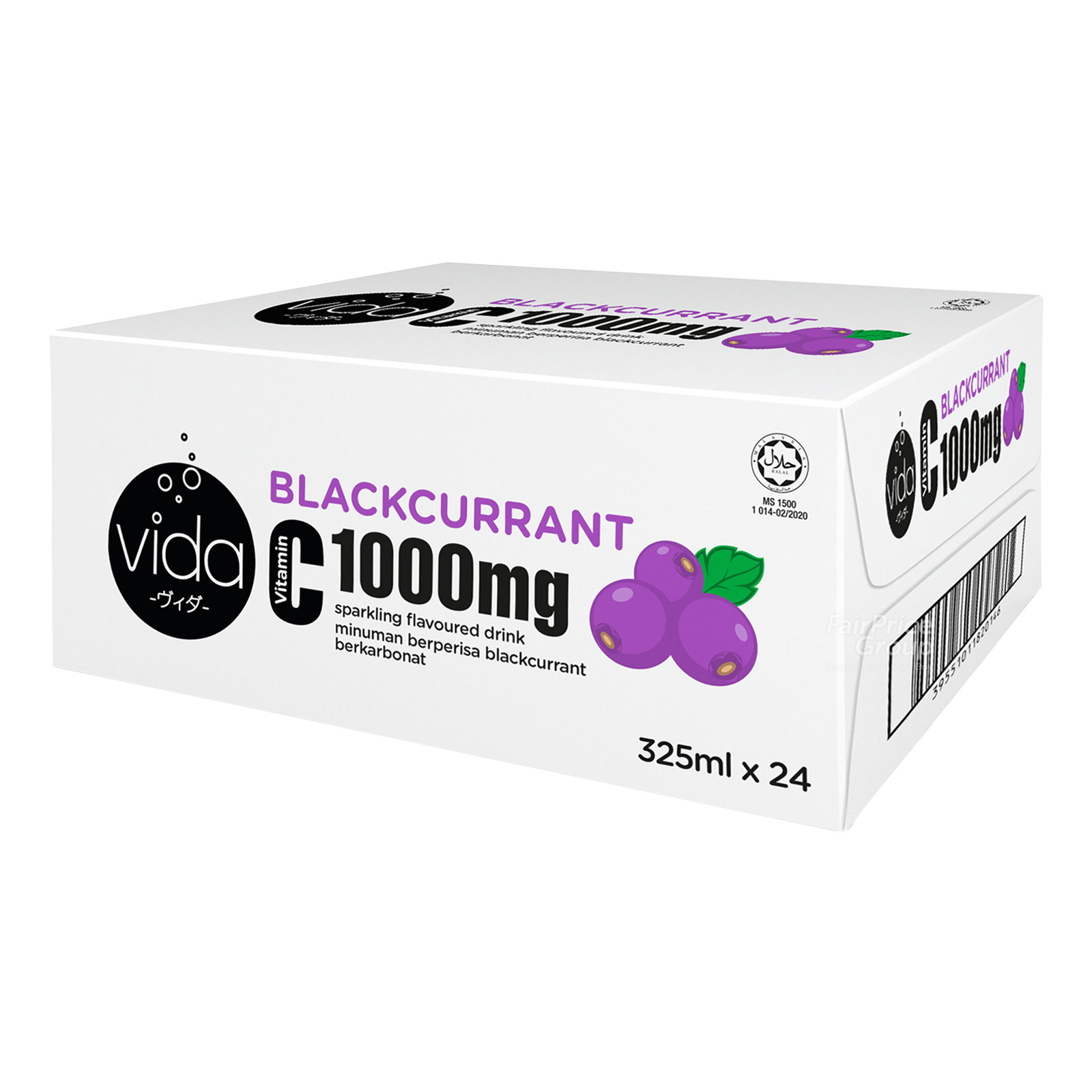 Vida Sparkling Flavoured Drink Blackcurrant NTUC FairPrice