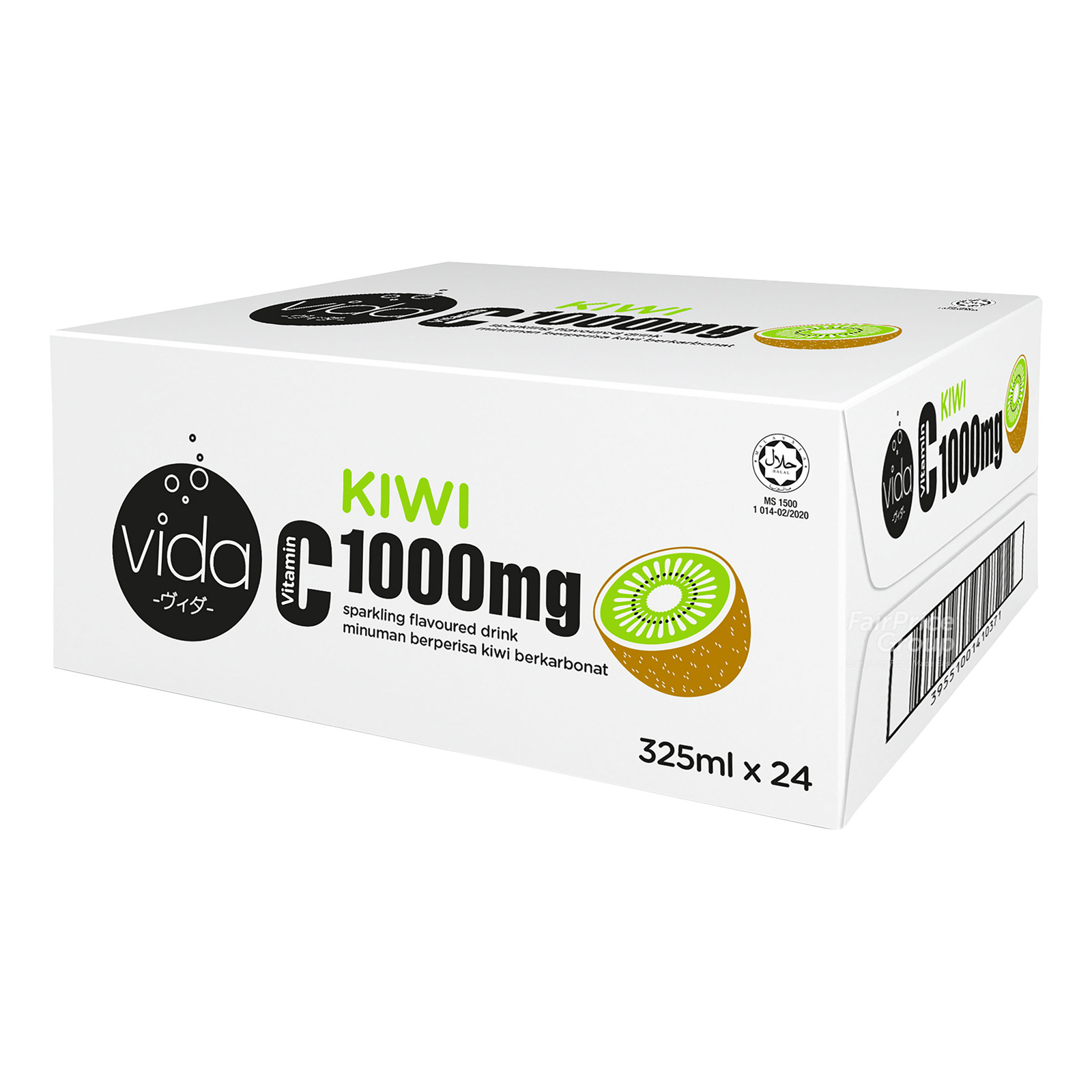 Vida Sparkling Flavoured Drink Kiwi NTUC FairPrice