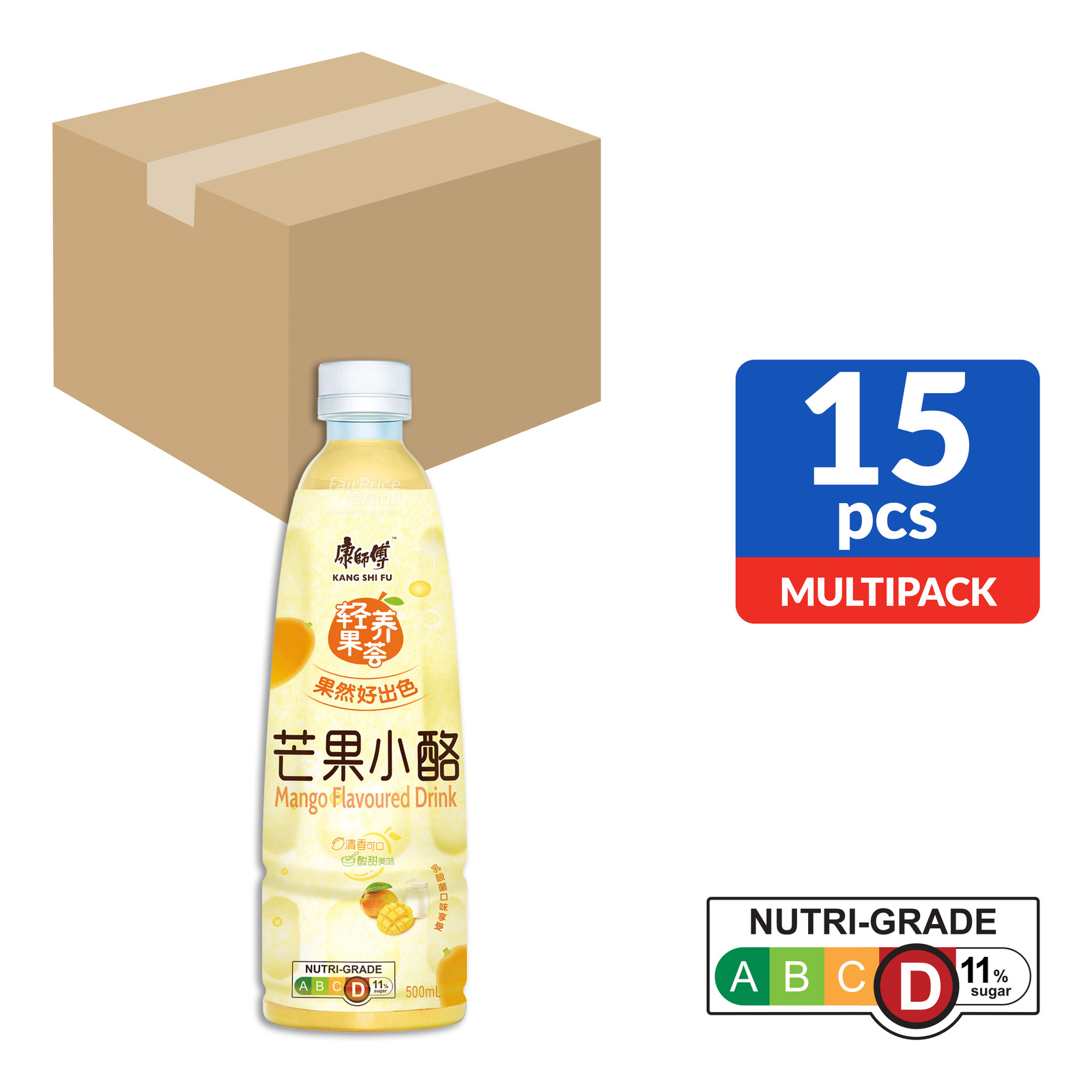 Kang Shi Fu Yoghurt Bottle Drink Mango NTUC FairPrice