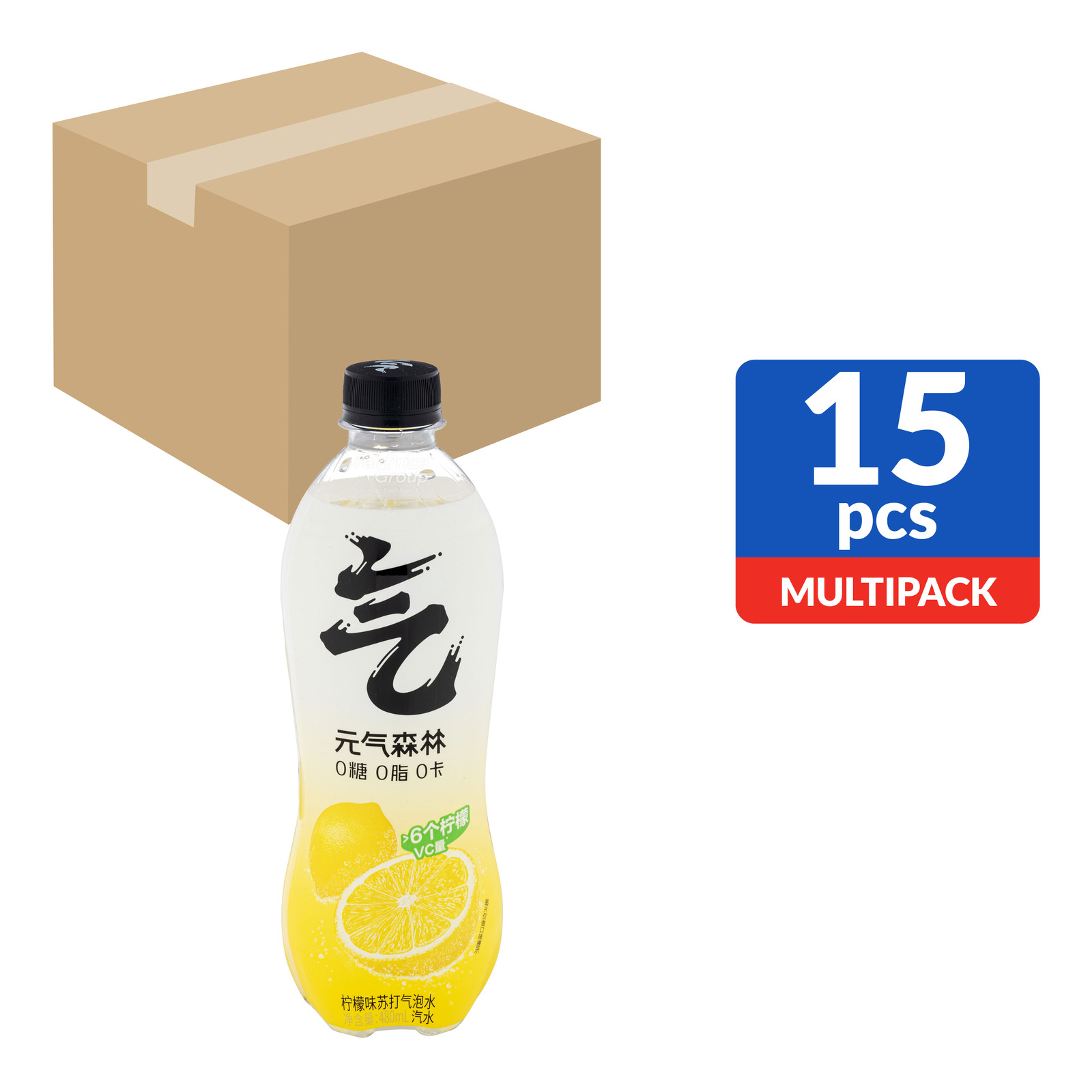 Genki Forest Sparkling Water Lemon NTUC FairPrice