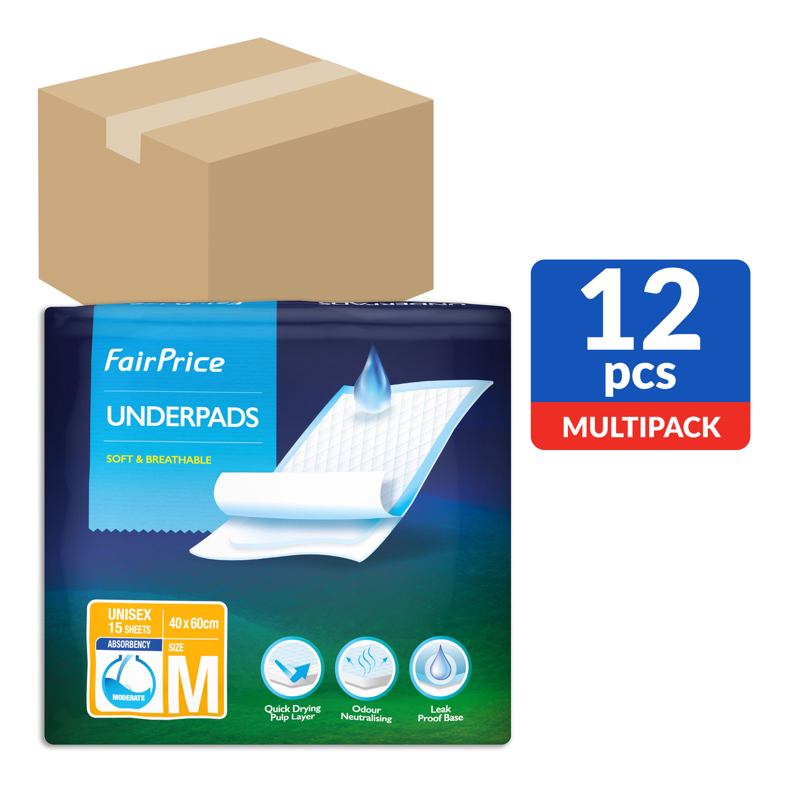 FairPrice Adult Underpads - M