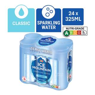 F & N Ice Mountain Sparkling Can Water - Classic