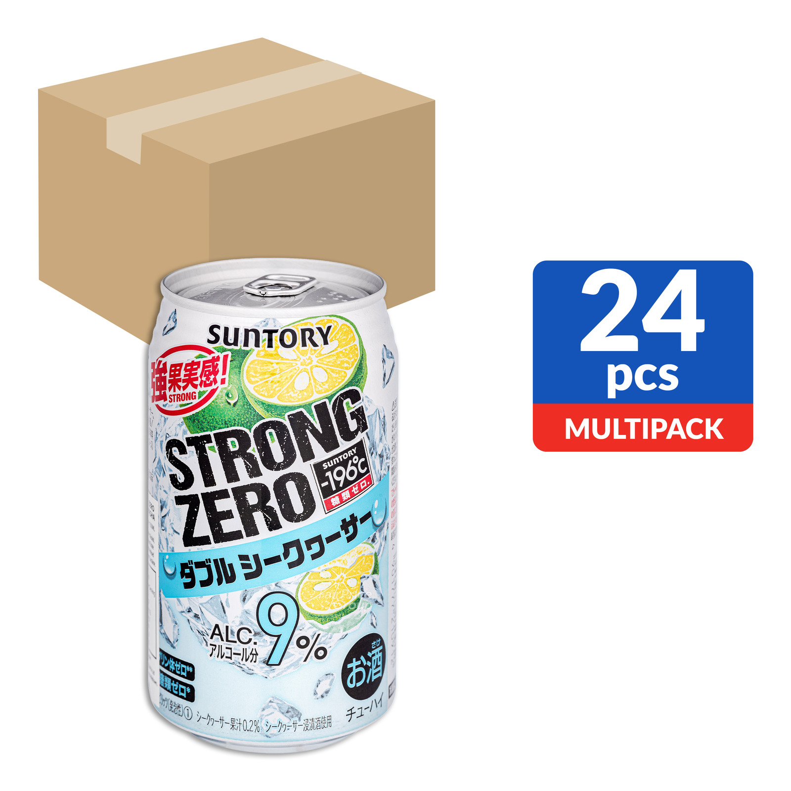 Suntory Strong Zero Can Beer - Double Shekwasha