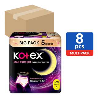  Kotex Overnight Panties - L-XL