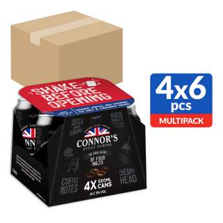 Connor's Stout Porter Can Beer - Four Malts