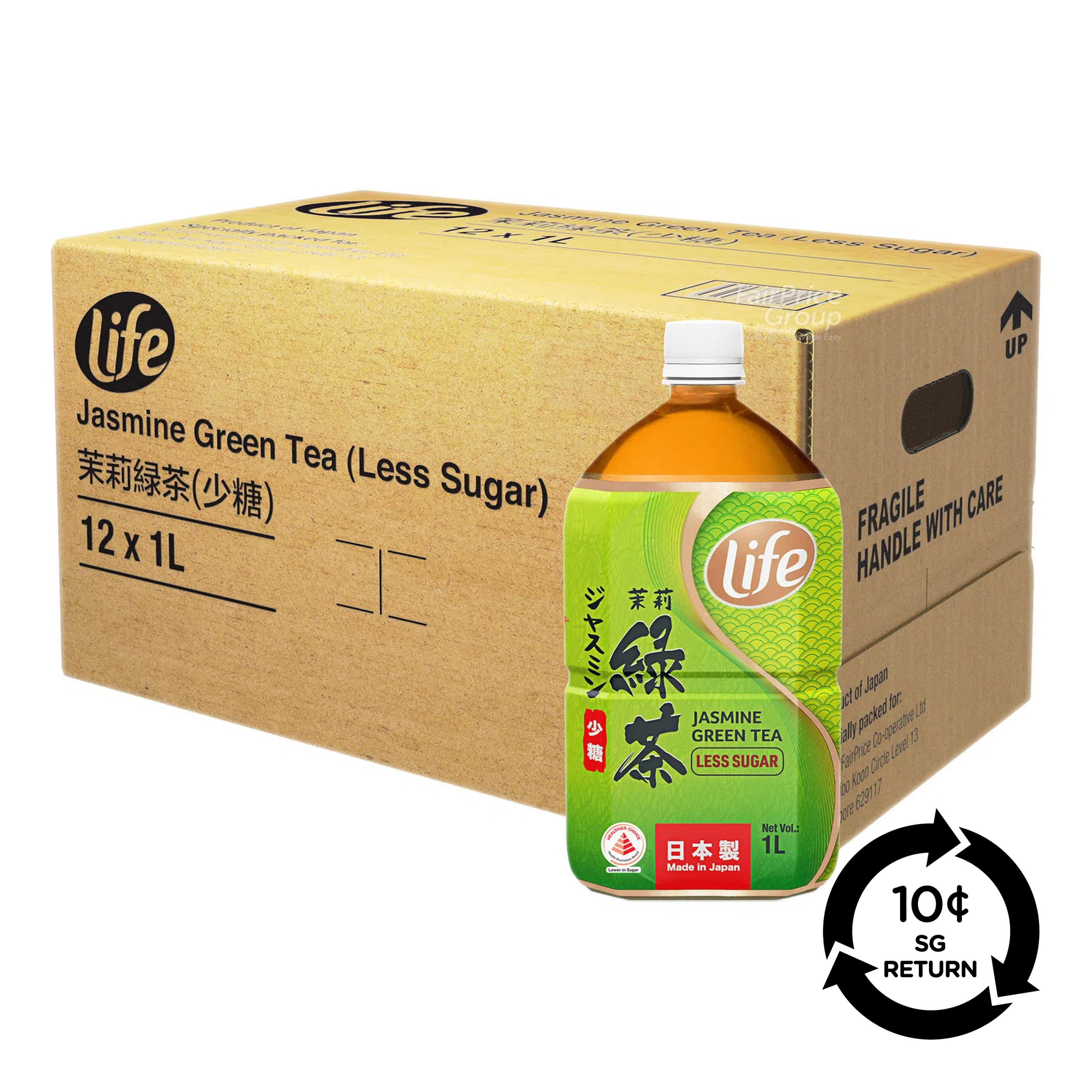 BCRS] Life Lemon Tea Bottle Drink - Reduced Sugar | NTUC FairPrice
