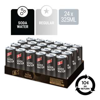 [BCRS] F & N Can Drink - Soda Water (Slim)