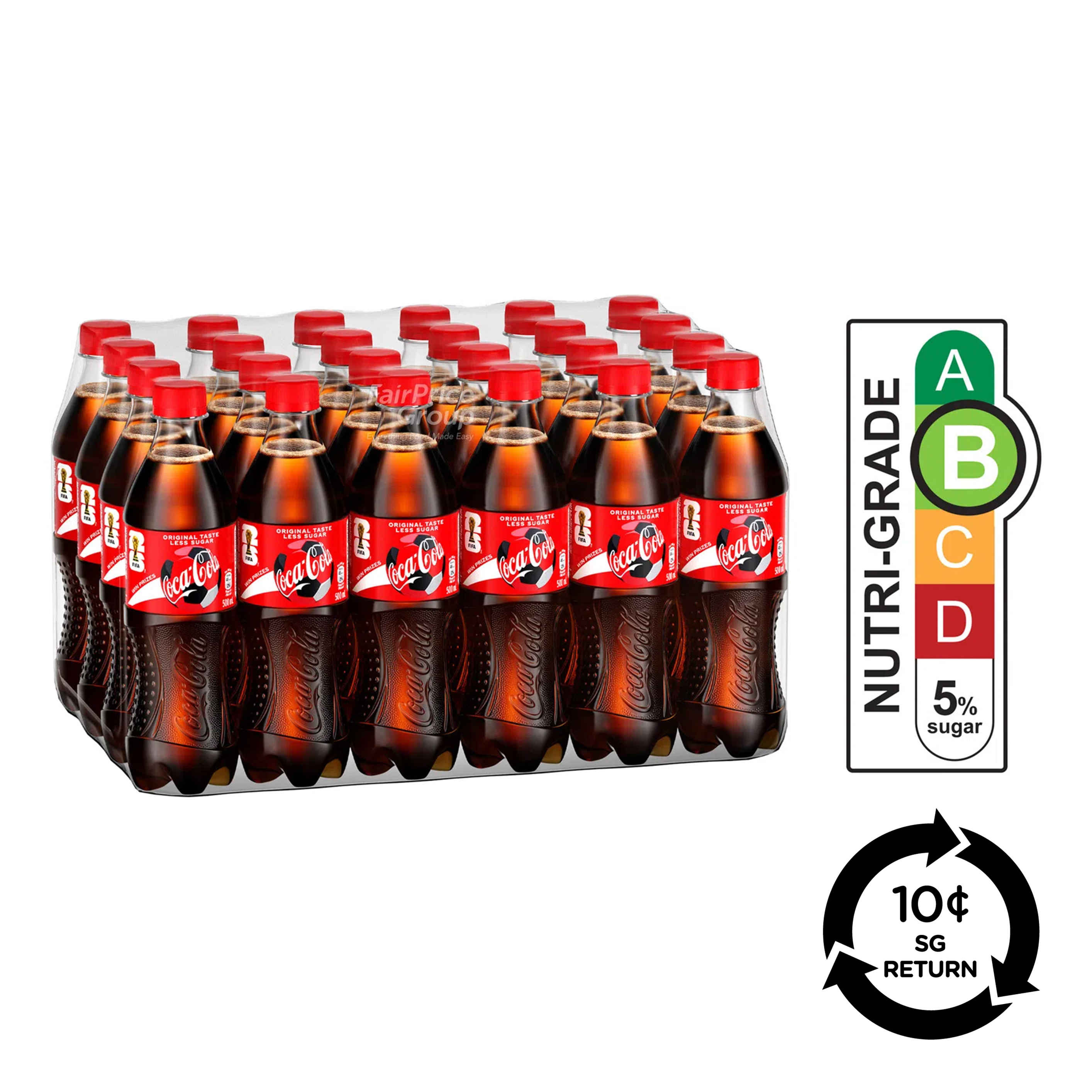 BCRS] Coca-Cola Original Taste - Less Sugar (Case) | NTUC FairPrice