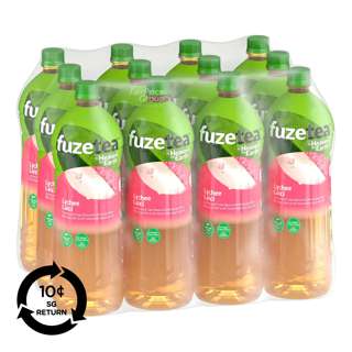 [BCRS] Fuze Tea Flavoured White Tea Bottle Drink - Lychee & Rose White Tea