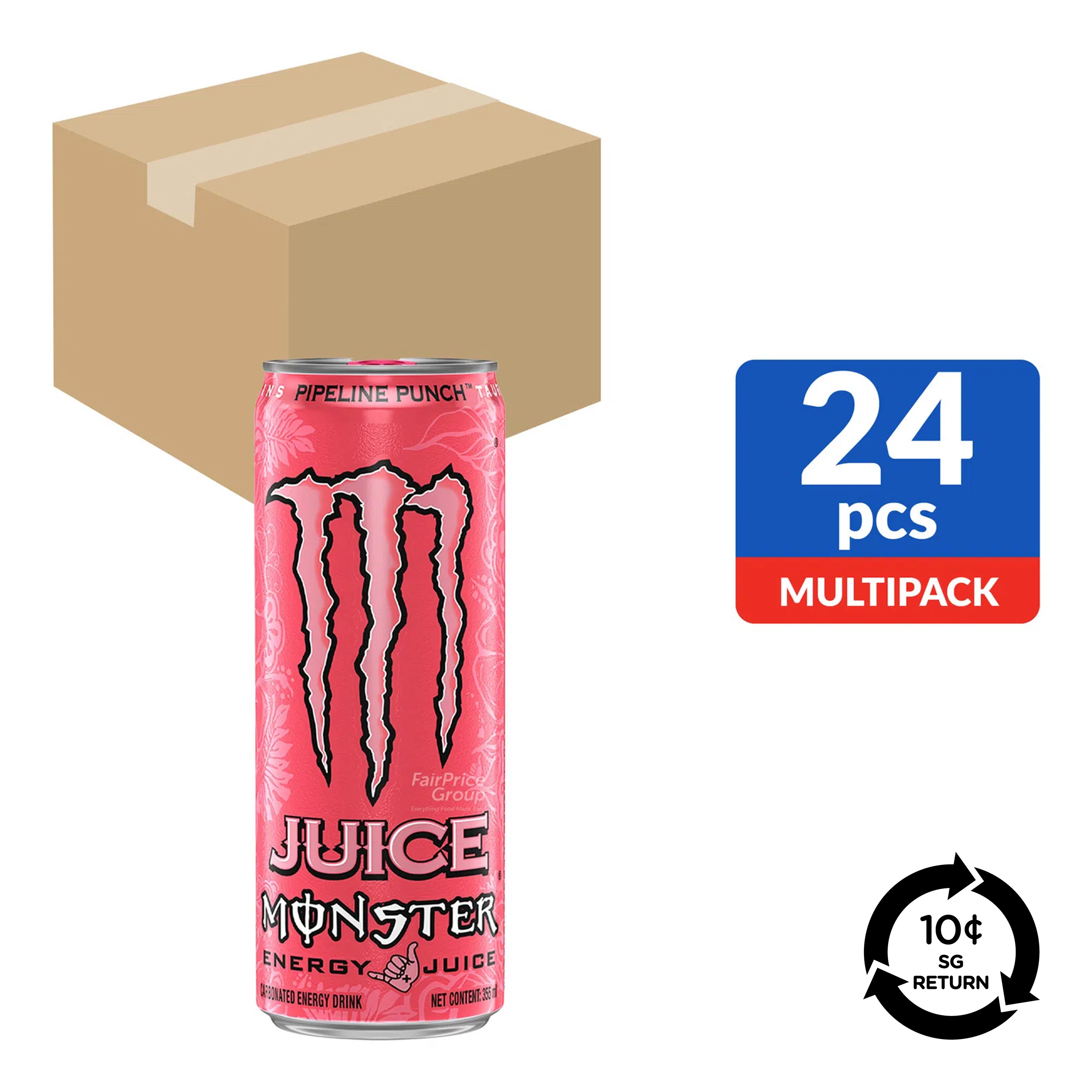 BCRS] Monster Energy Can Drink - Pipeline Punch | NTUC FairPrice