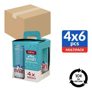 [BCRS] Evian Sparkling Can Water