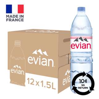 [BCRS] Evian Natural Mineral Bottle Water