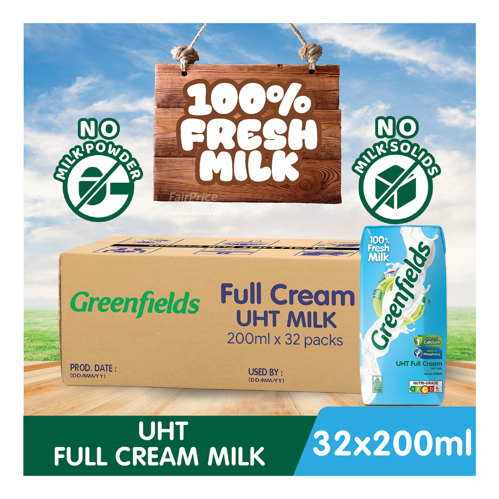 Greenfield UHT Milk - Full Cream
