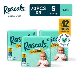 Rascals Premium Tape Diaper - S