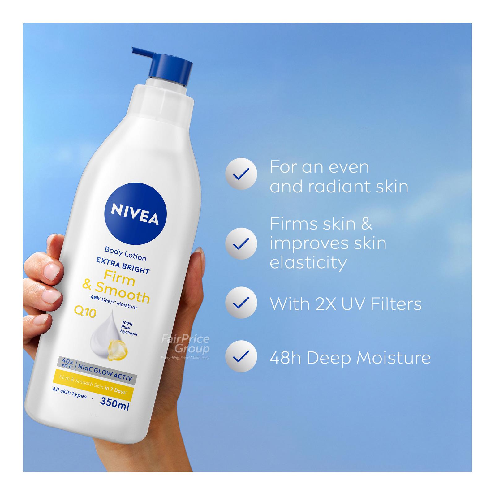 Eversoft Skinz UV White Hand & Body Lotion | NTUC FairPrice