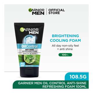 Garnier Men Turbo Light Cleanser Foam - Oil Control Garnier Men Turbo Light Cleanser Foam - Oil Control