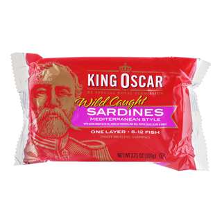 King Oscar Wild Caught Sardines - Mediterranean Style King Oscar Wild Caught Sardines - Mediterranean Style
