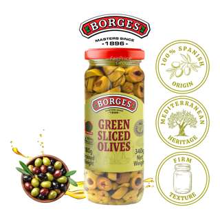Borges Green Olives - Sliced