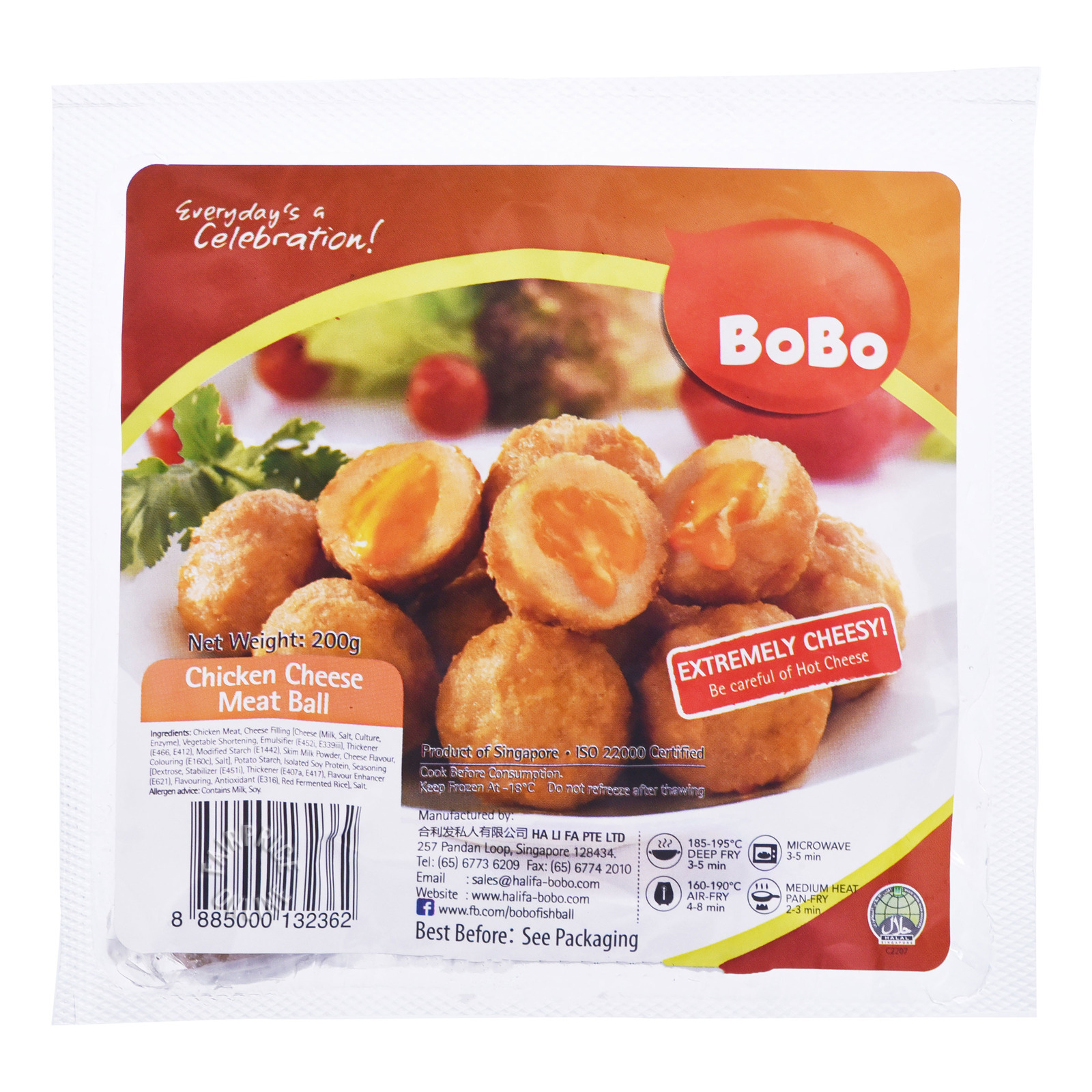 BoBo Frozen Chicken Meat Ball - Cheese