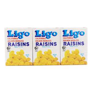 Ligo Brand California Seedless Raisins - Golden