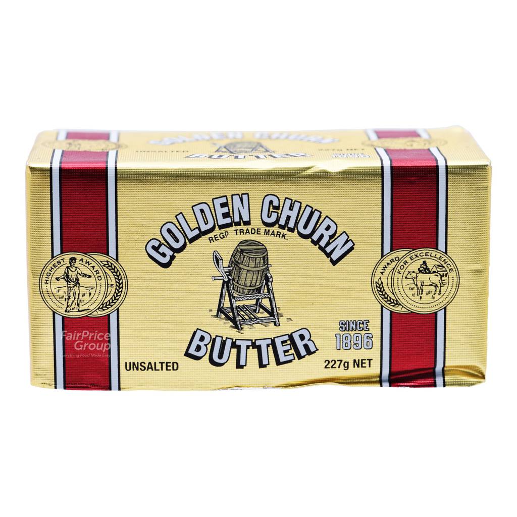 Golden Churn Butter Block Unsalted NTUC FairPrice