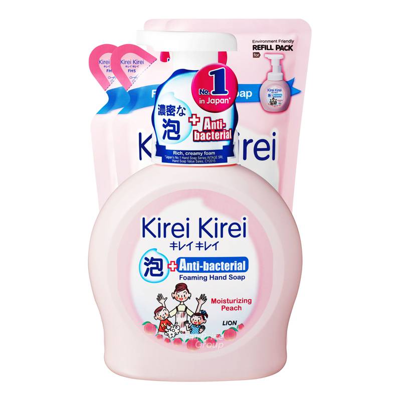 Kirei Kirei Antibacterial Hand Soap Peach NTUC FairPrice