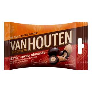 Van Houten Semi-Sweet Chocolate Pouch Bag - Almonds