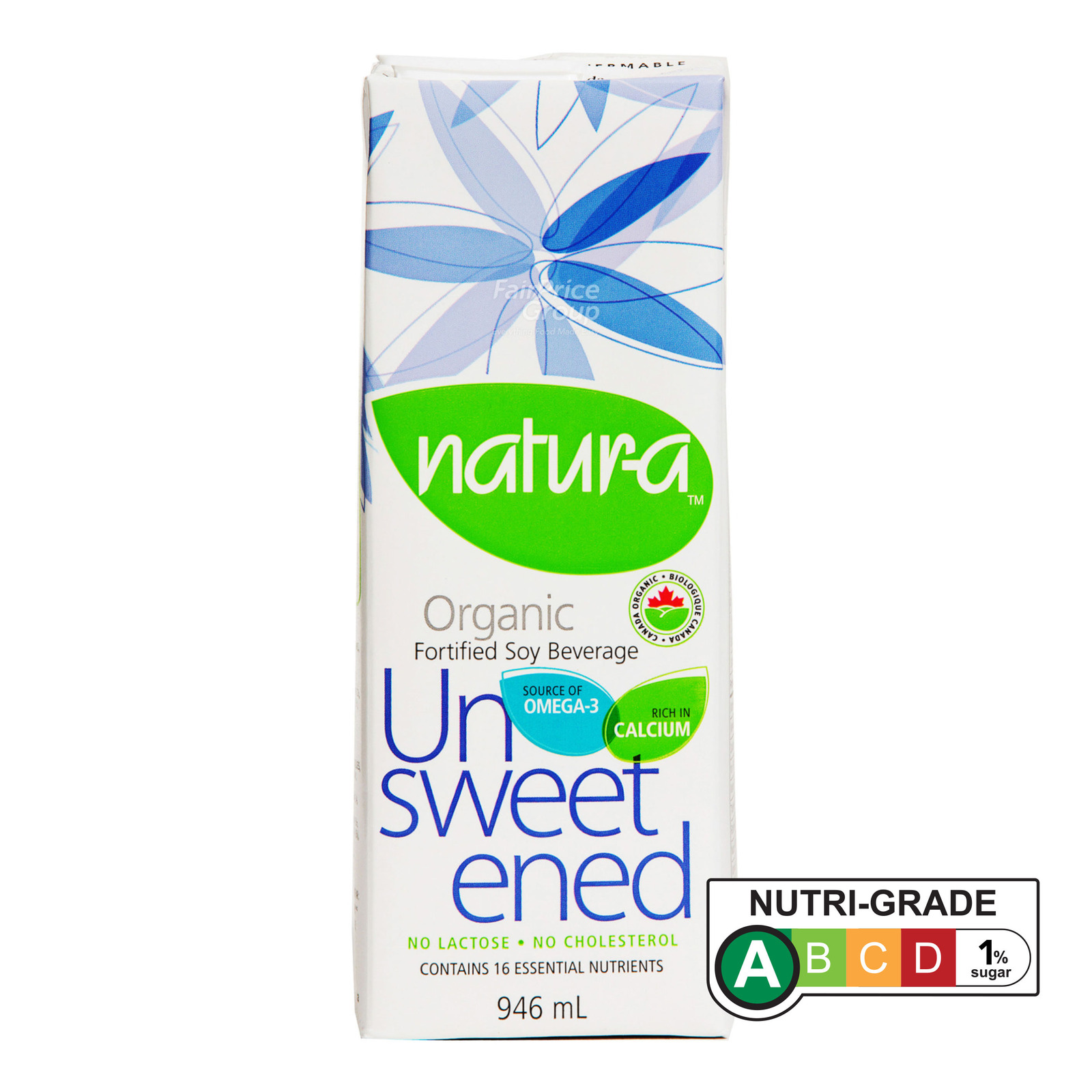 NaturA Organic Fortified Soy Beverage Unsweetened NTUC FairPrice