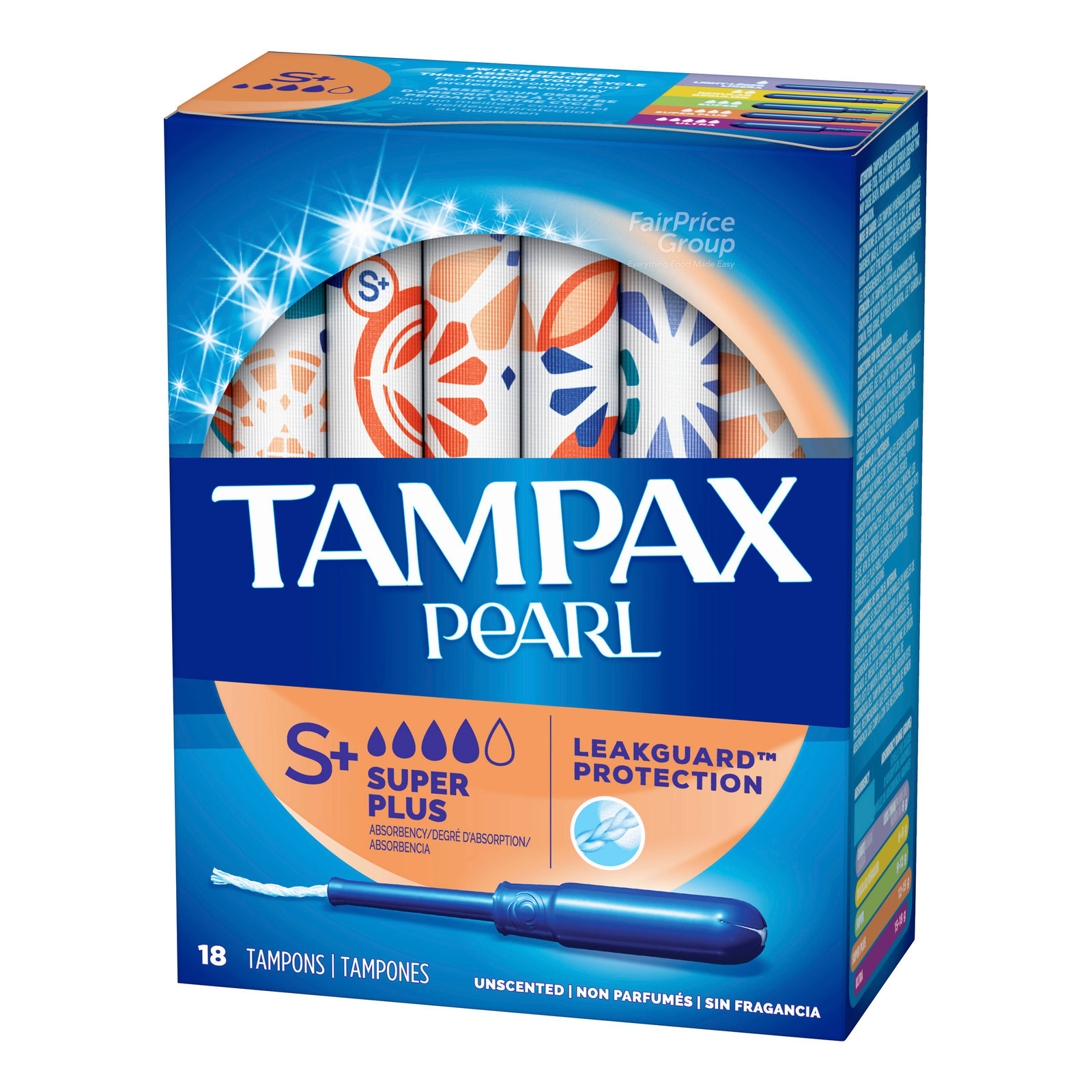 Tampax Pearl Tampons - Super Plus (Unscented)