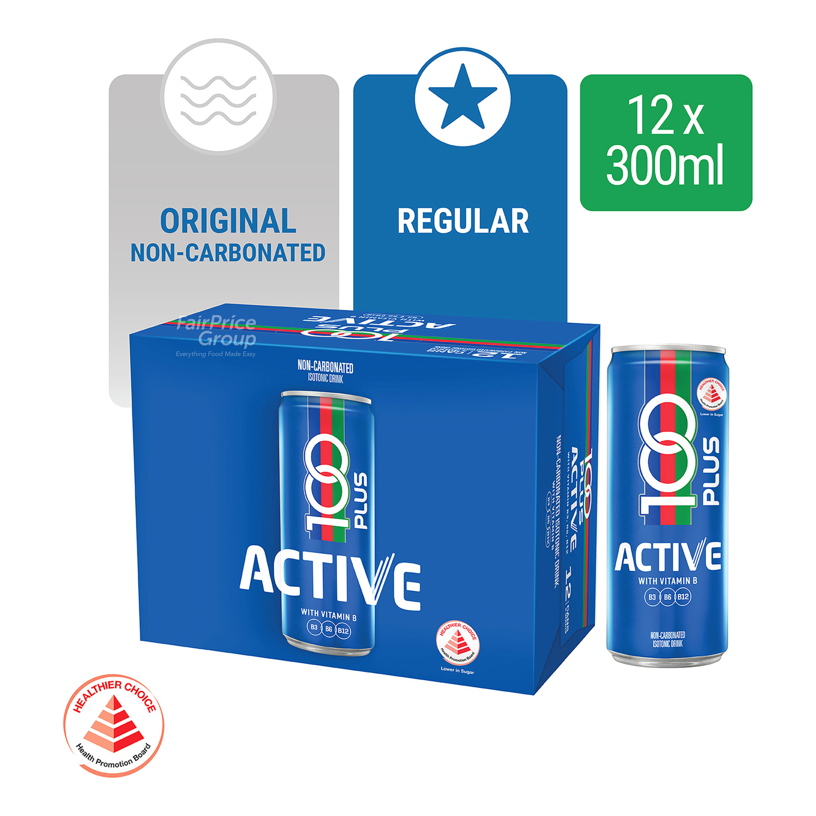 100 Plus Isotonic Can Drink - Active
