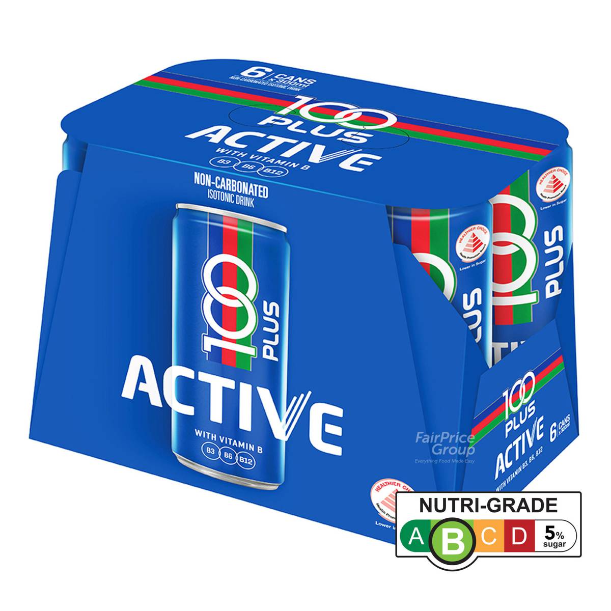 100 Plus Isotonic Can Drink Active NTUC FairPrice