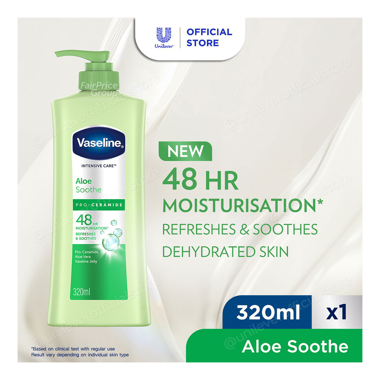 Vaseline Intensive Care Body Lotion - Aloe Soothe | NTUC FairPrice