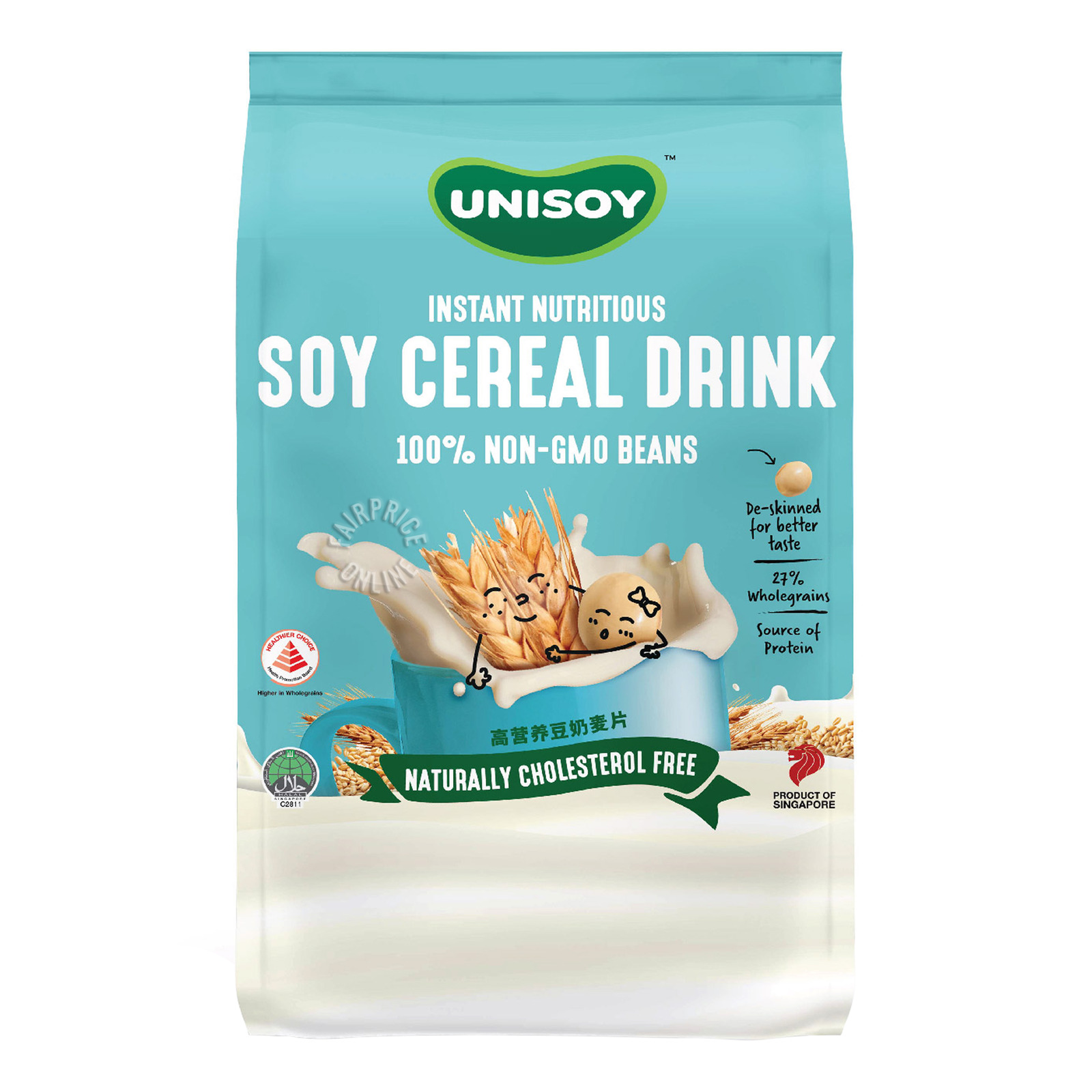 Unisoy Instant Nutritious Soya Drink Sachets - Cereal
