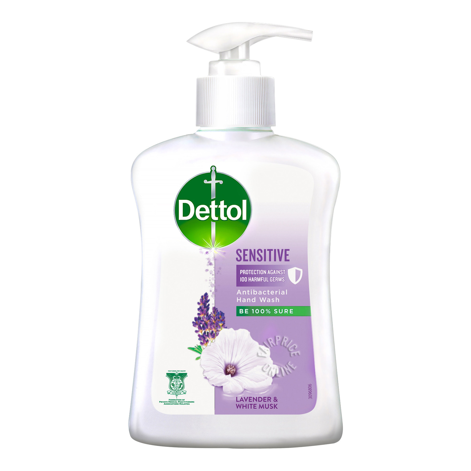 Dettol Anti-Bacterial Hand Soap-Sensitive (Lavender&WhiteMusk)