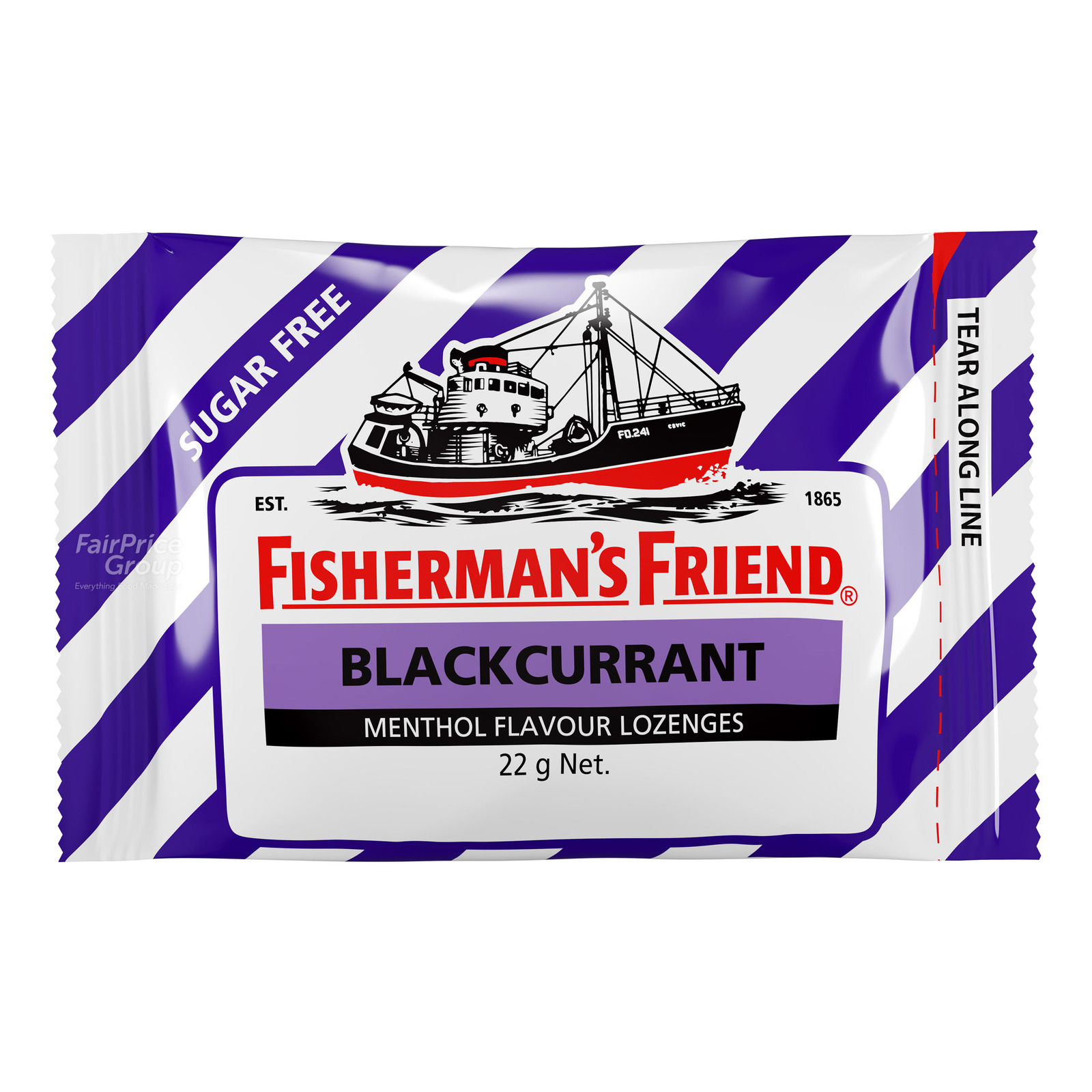 Fisherman's Friend Sugar Free Lozenges - Blackcurrant
