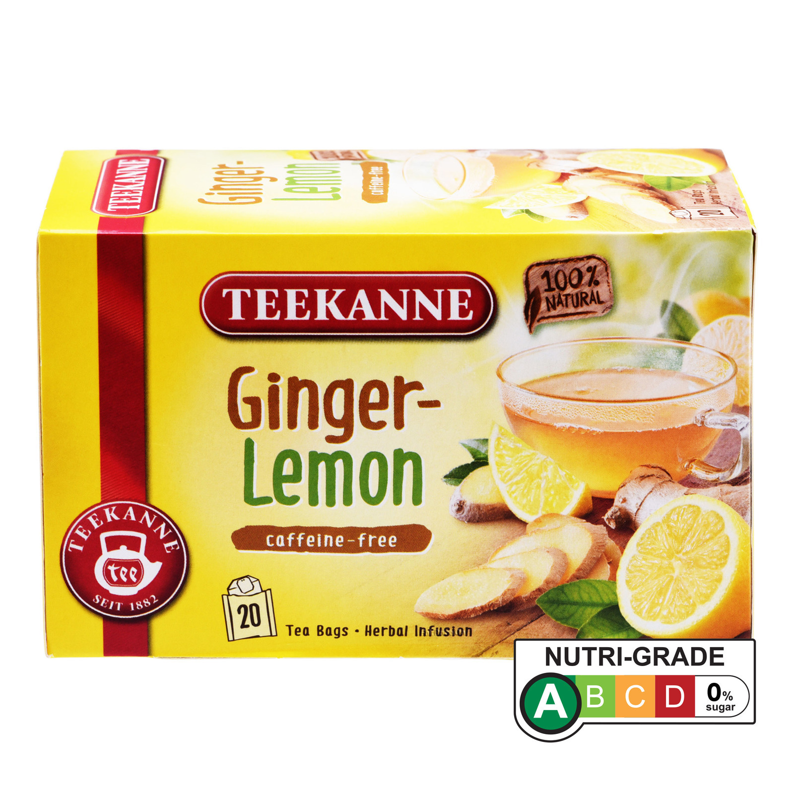 Teekanne Herbal Infusion Tea Bags - Ginger Lemon | NTUC FairPrice