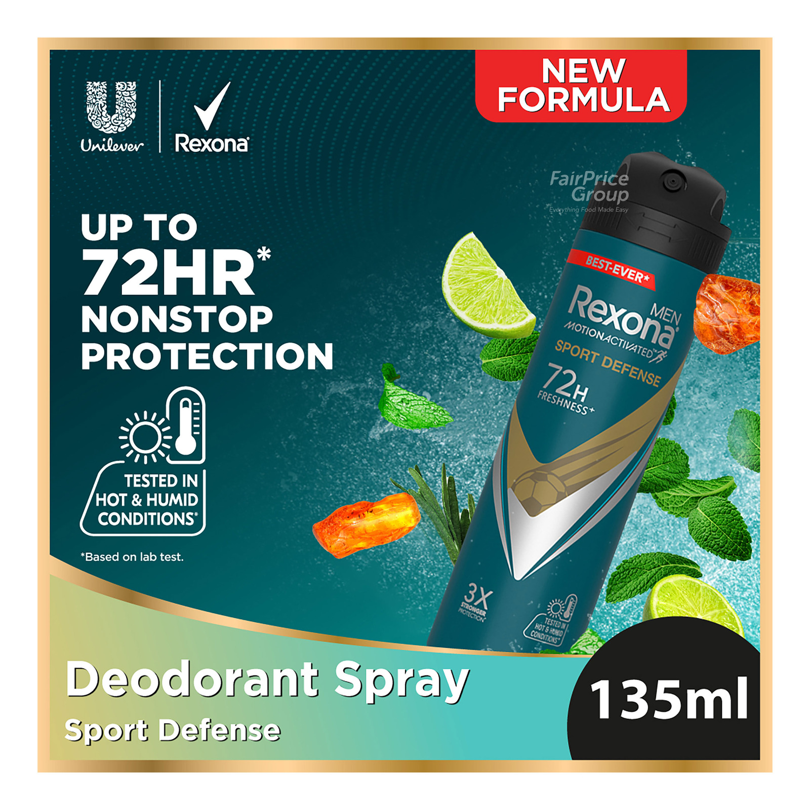Rexona Essentials Rexona Men Anti-Perspirant Deodorant Spray - Sport Defense | NTUC FairPrice