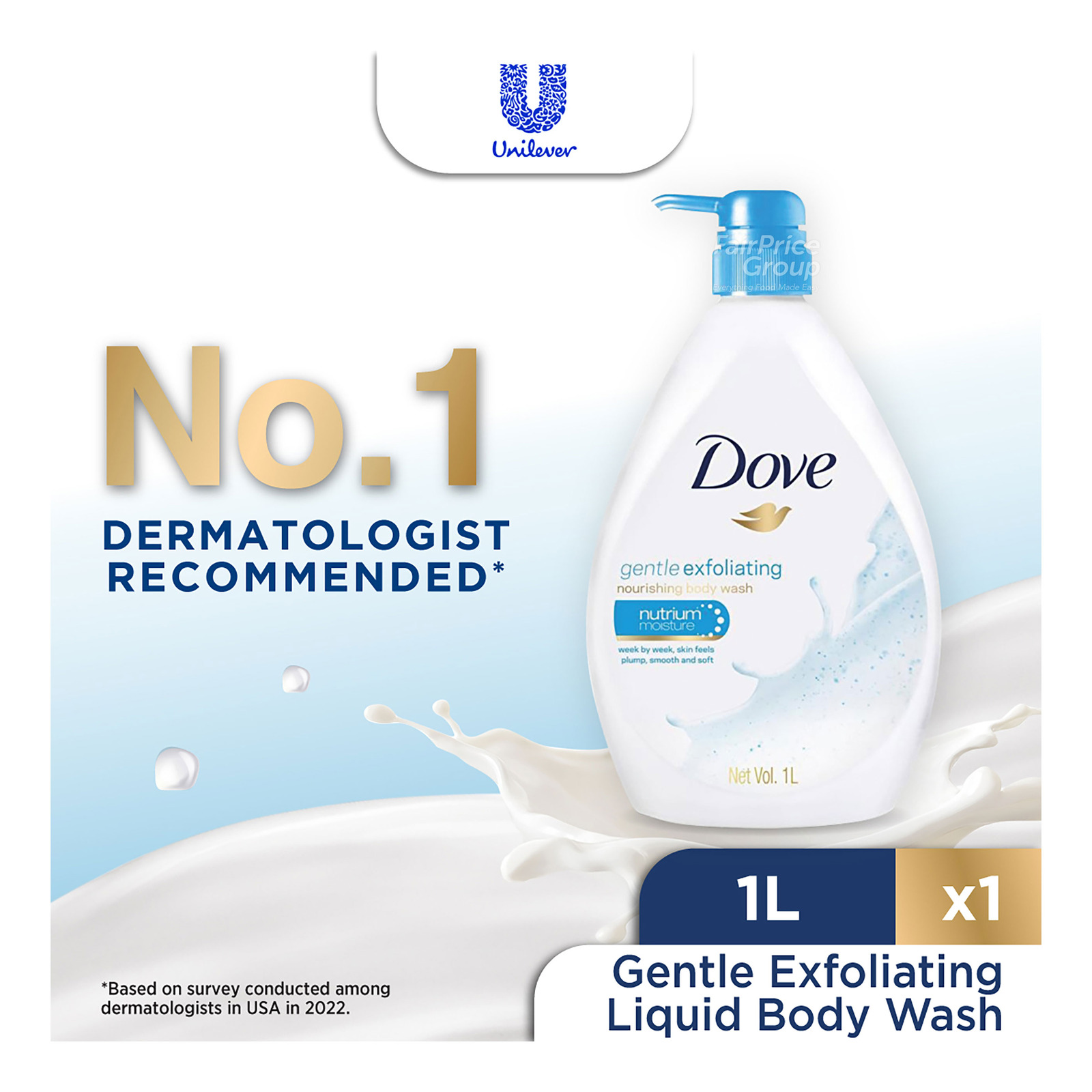 Dove Body Wash - Gentle Exfoliating