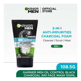 Garnier Men Turbo Light Cleanser Foam - Oil Control (Charcoal) Garnier Men Turbo Light Cleanser Foam - Oil Control (Charcoal)