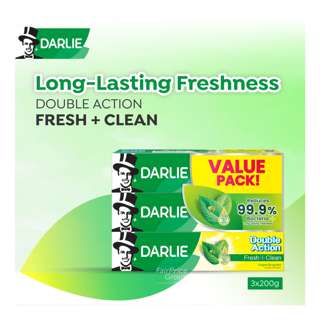 Darlie Double Action Freshness Toothpaste - Fresh + Clean Darlie Double Action Freshness Toothpaste - Fresh + Clean